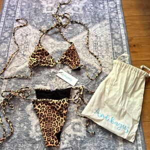 Andi Bagus Leopard Print Bikini Set